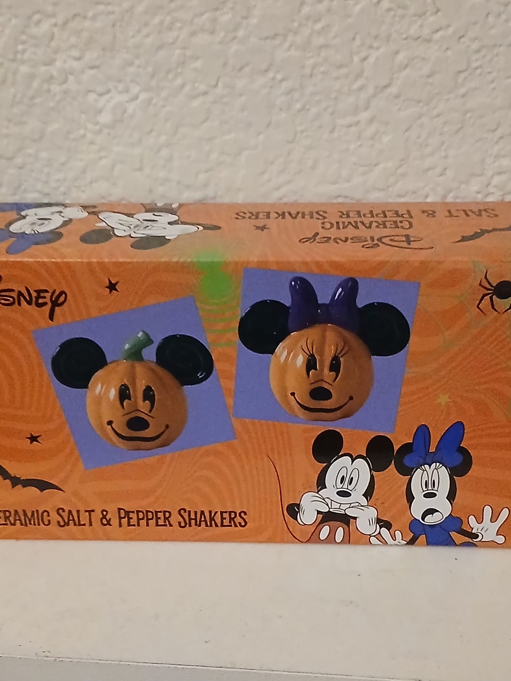 Disney Orange and Black Minnie & Mickey Pumpkin Holiday Set - Picture 3 of 3